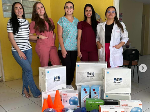 Novos equipamentos de fisioterapia para o Centro de Atenção Multiprofissional de Itapiuna