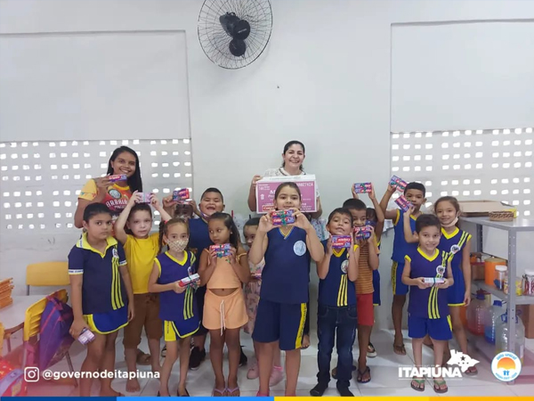 Ação de Promoção à Saúde Bucal com crianças do Núcleo de Educação Infantil de Itapiúna